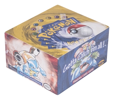 1999 Wizards of the Coast "Pokemon" Base Set Booster Unopened Box (36 Packs)  "Green Wing Charizard" Version